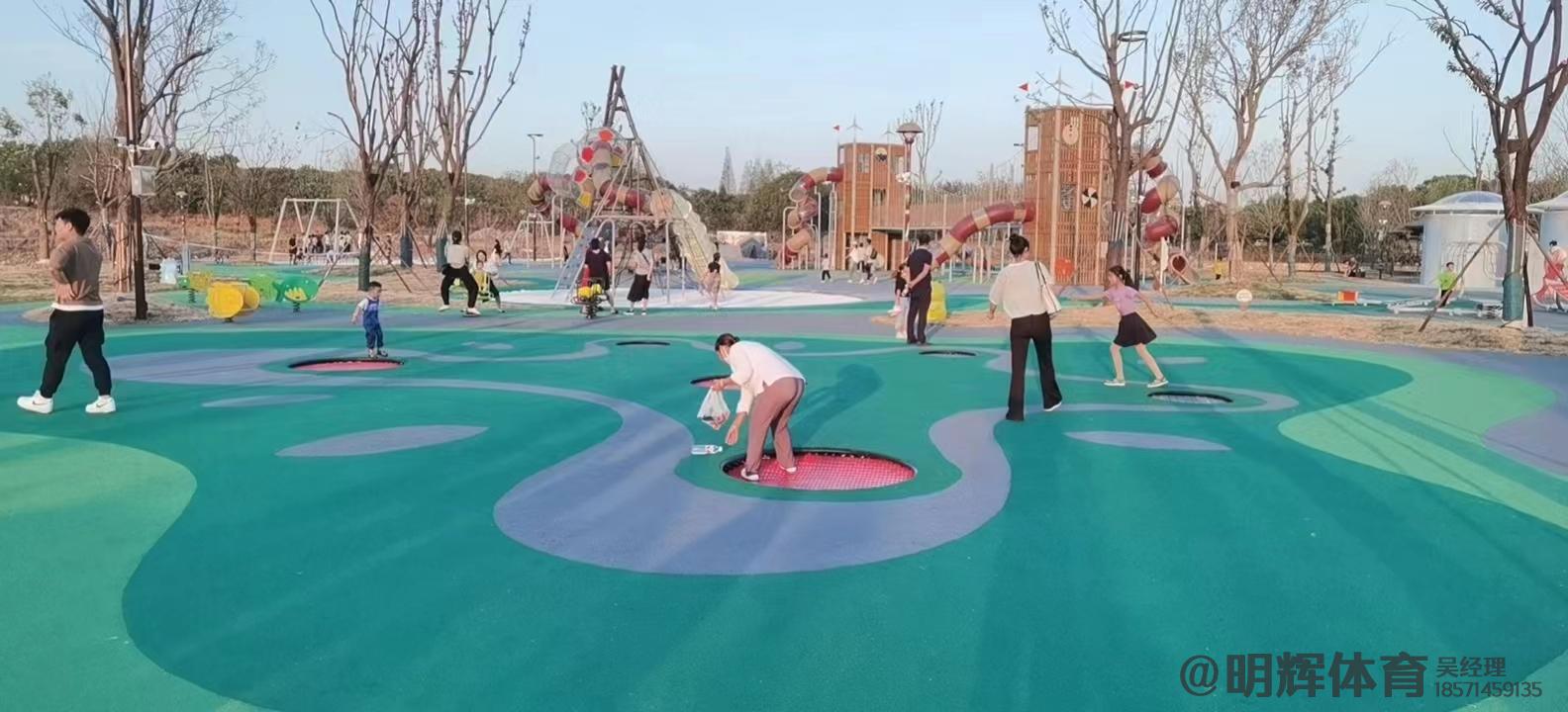 襄阳公园跑道是用什么材料做成的